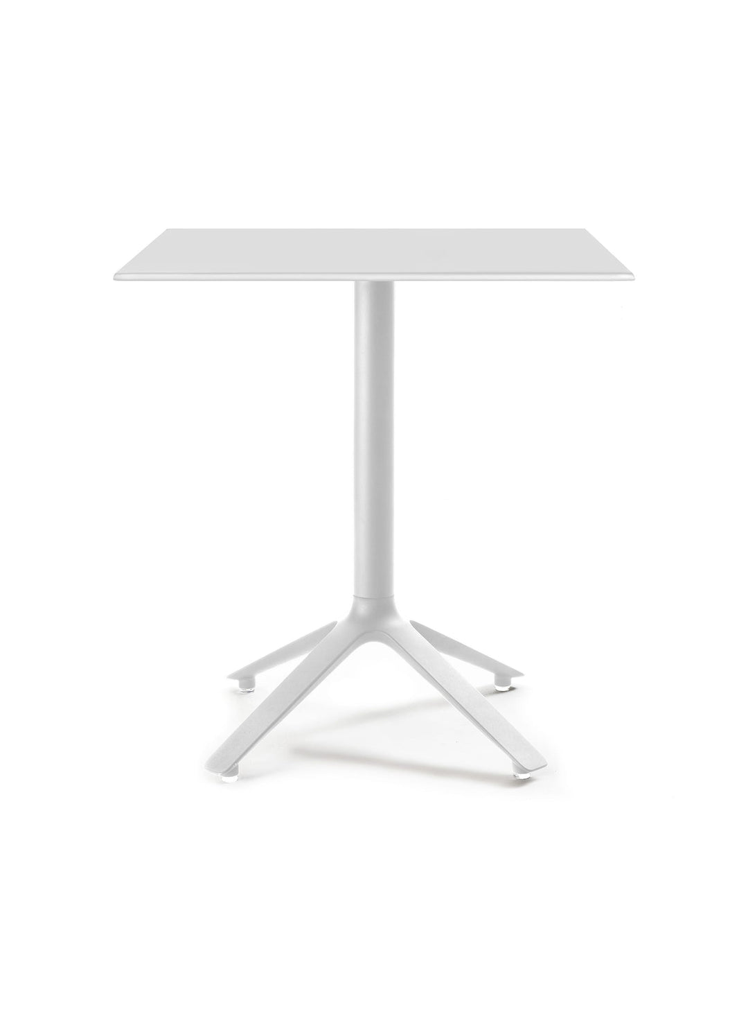Découvrez la table bistrot carrée 2 à 4 places EEX TOOU Design, élégante et fonctionnelle. blanc