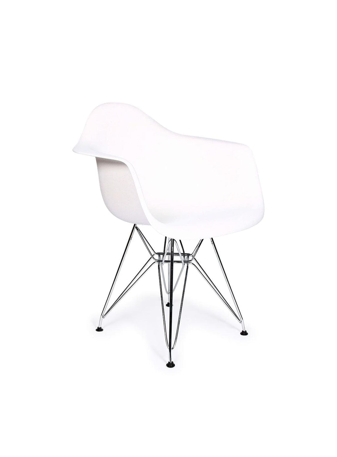 Chaise à dîner Nüspace Eiffel DAR, élégance intemporelle et confort supérieur. blanc