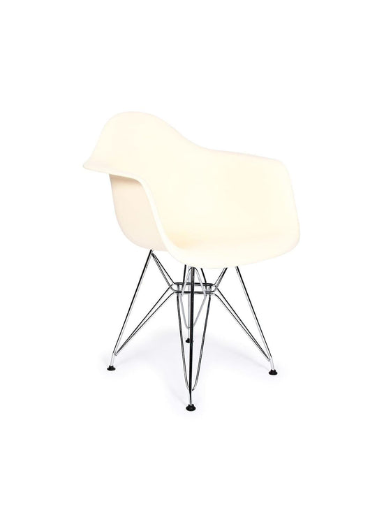 Chaise Nüspace Eiffel DAR, icône du design inspirée des années 50. creme