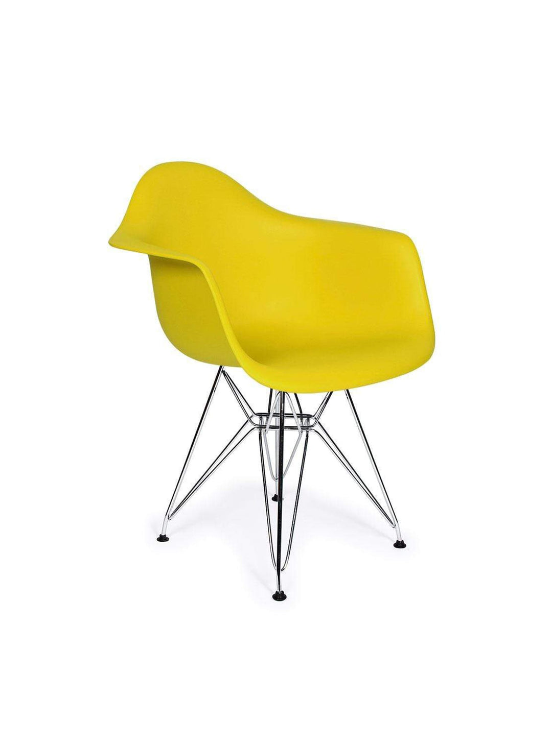 Chaise à dîner Nüspace Eiffel DAR, élégance et confort pour chaque repas. jaune moutarde