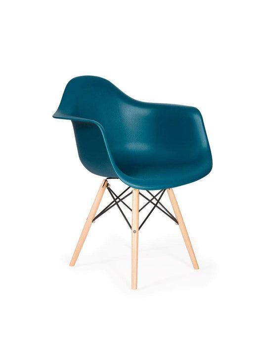 Chaise à dîner Nüspace Eiffel DAW, élégance et polyvalence au quotidien. bleu ardoise 