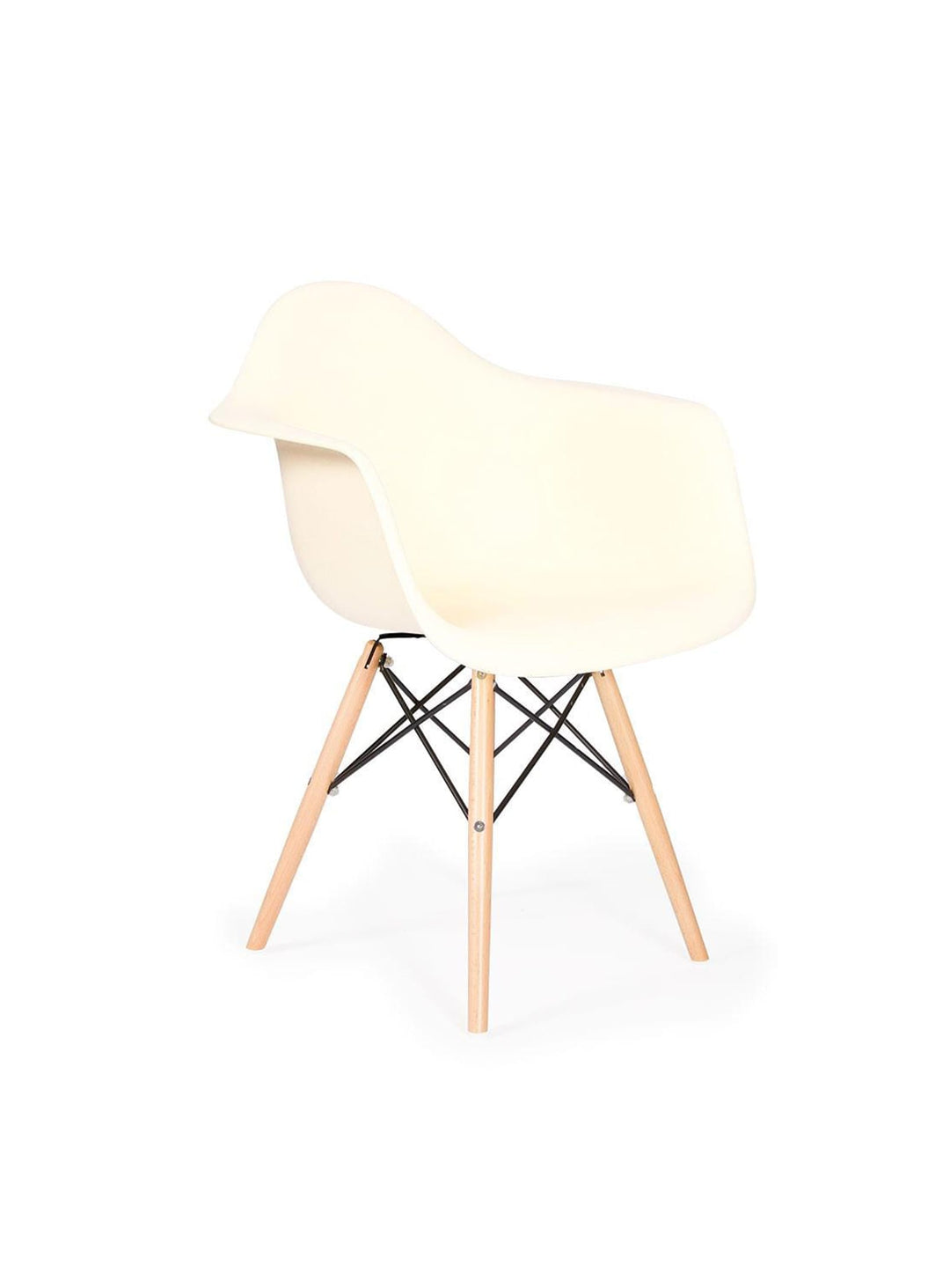 Chaise Nüspace Eiffel DAW, un classique du design revisité avec style. creme