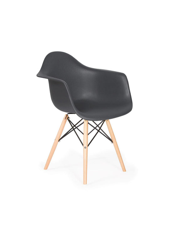 Chaise Nüspace Eiffel DAW, une valeur sûre du mobilier contemporain. gris fonce