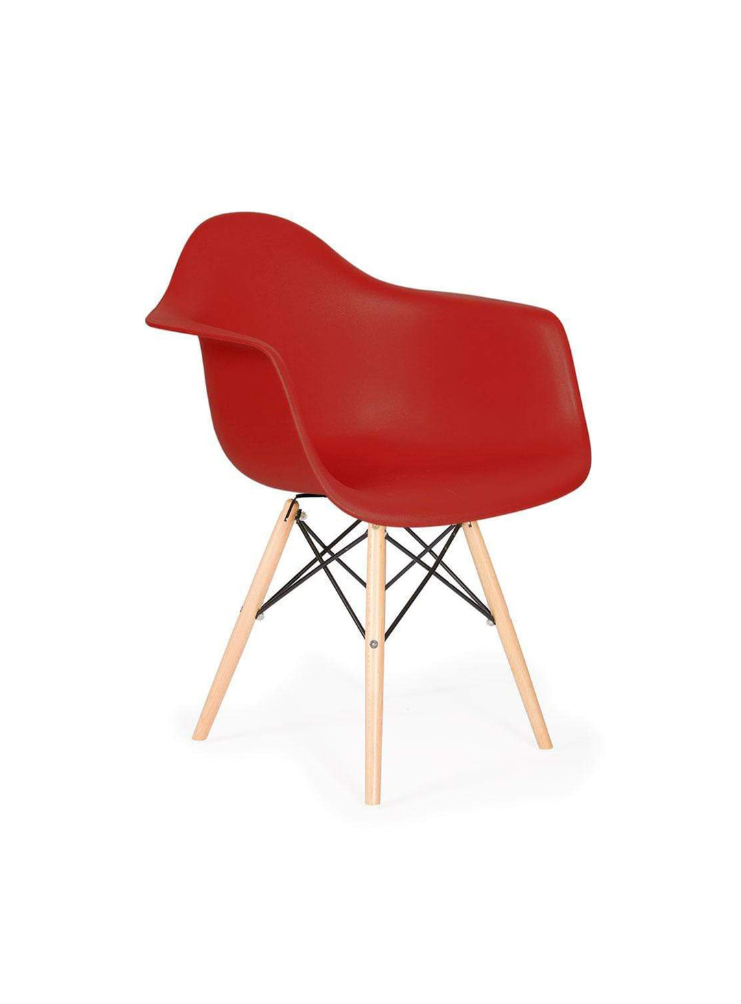 Chaise Nüspace Eiffel DAW, inspiration vintage et modernité réunies. rouge