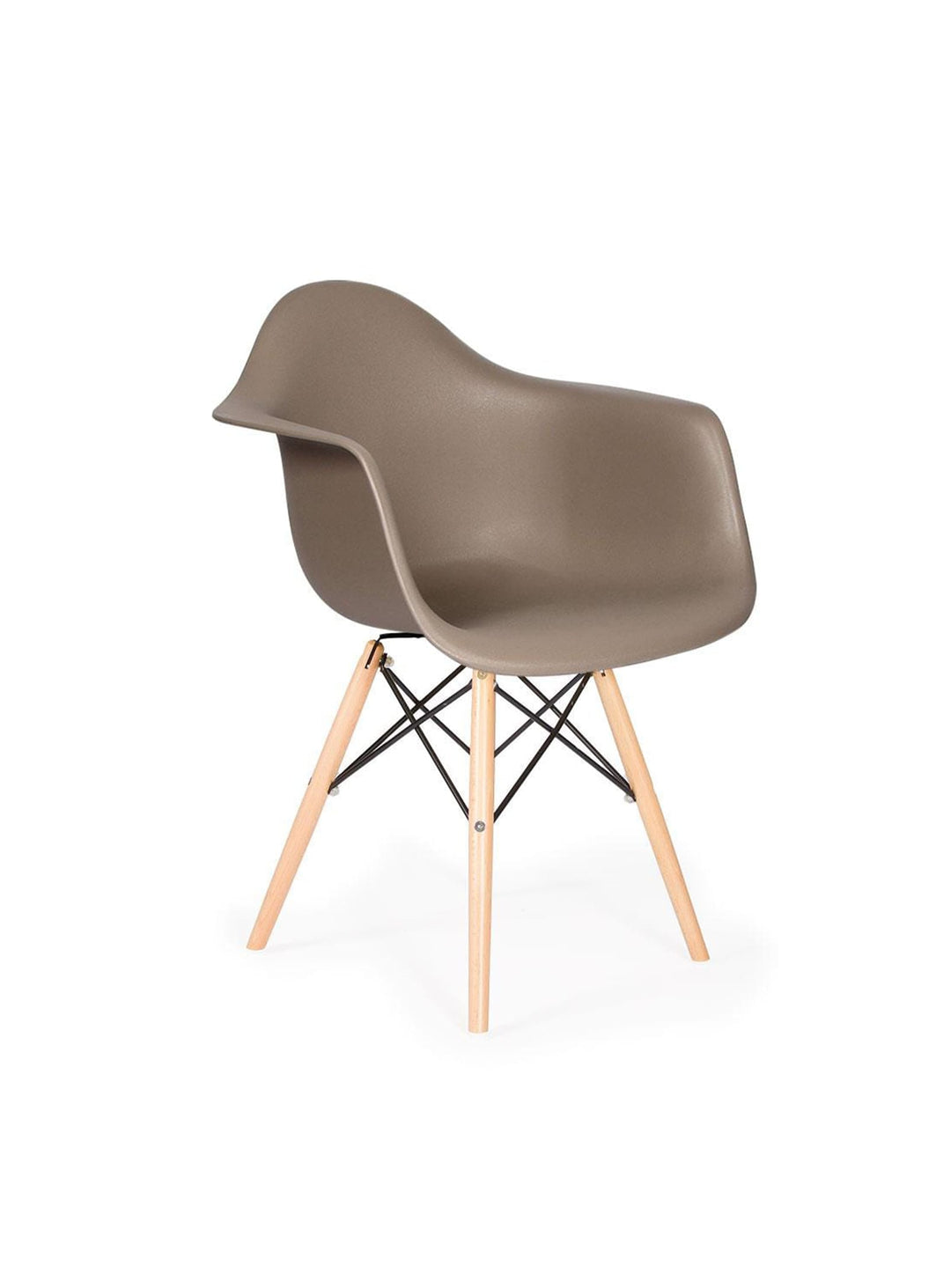 Chaise à dîner Nüspace Eiffel DAW, confort et élégance au quotidien. taupe
