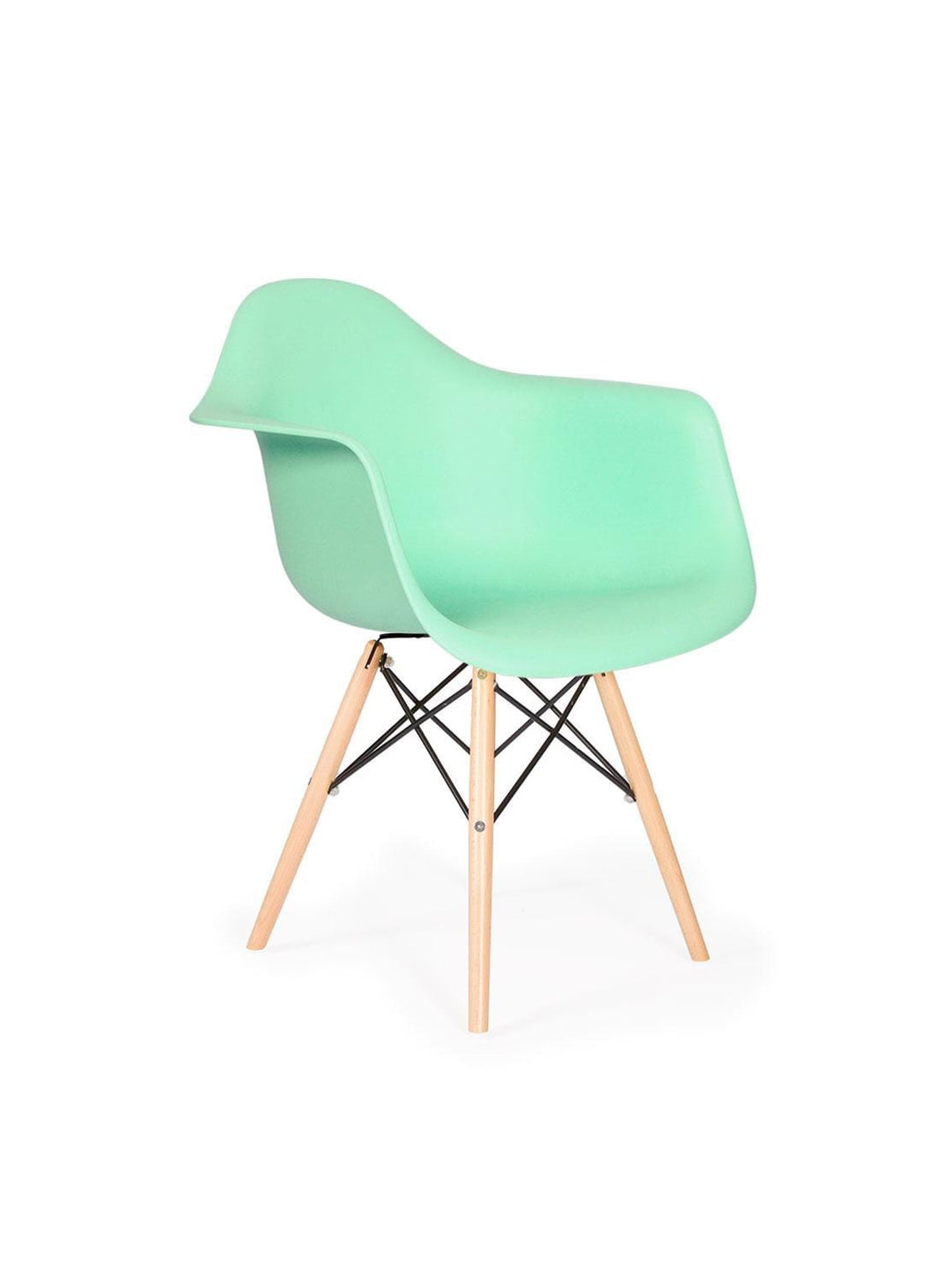 Chaise Nüspace Eiffel DAW, confort optimal et look intemporel. vert menthe