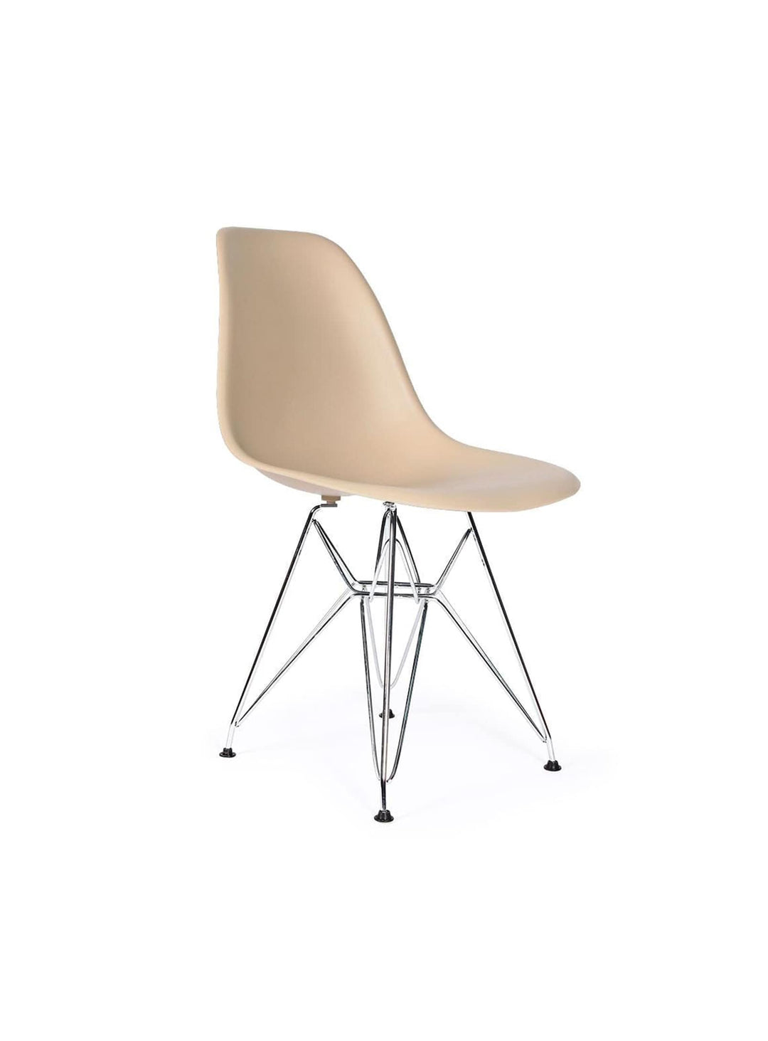 Élégance et confort réunis avec la chaise Eiffel DSR Nüspace. beige