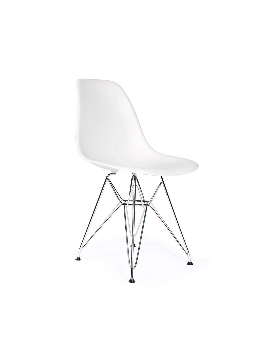 Redécouvrez la chaise Eiffel DSR Nüspace, un classique moderne au style intemporel. blanc