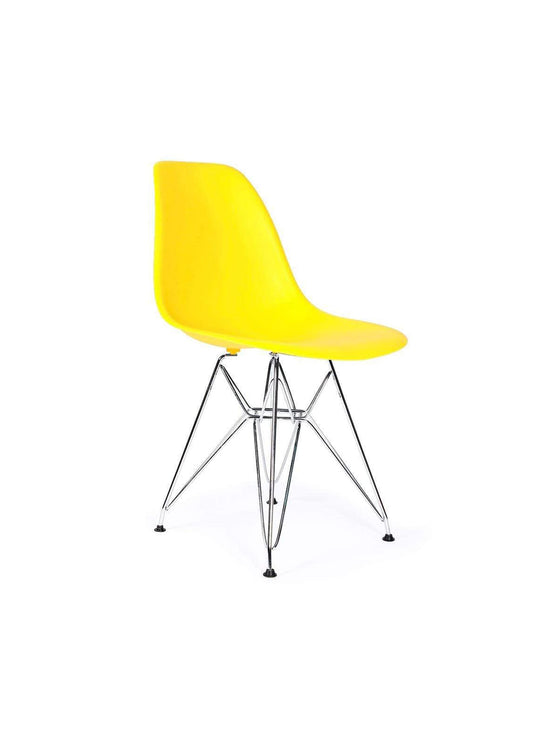 Chaise Eiffel DSR Nüspace : design intemporel et assise confortable au quotidien. jaune