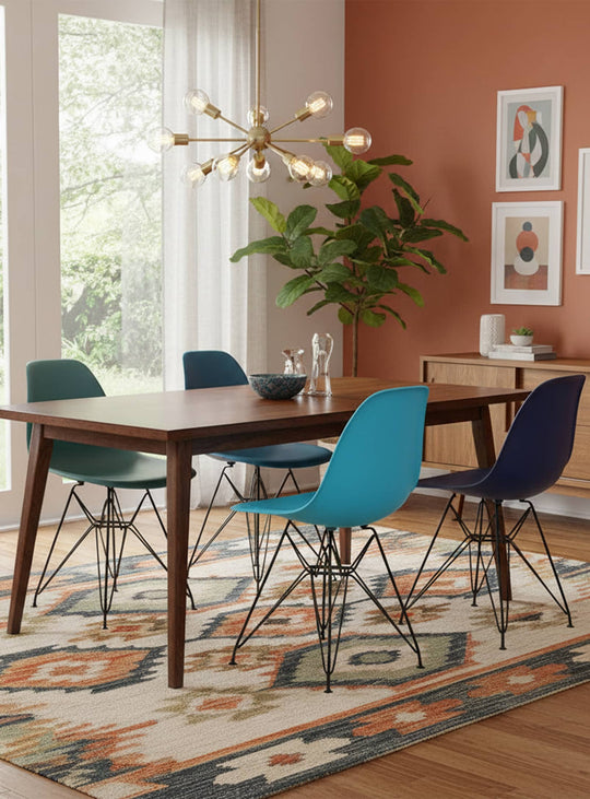 Chaise Eiffel DSR Nüspace : parfaite alliance de design et de confort. bleu