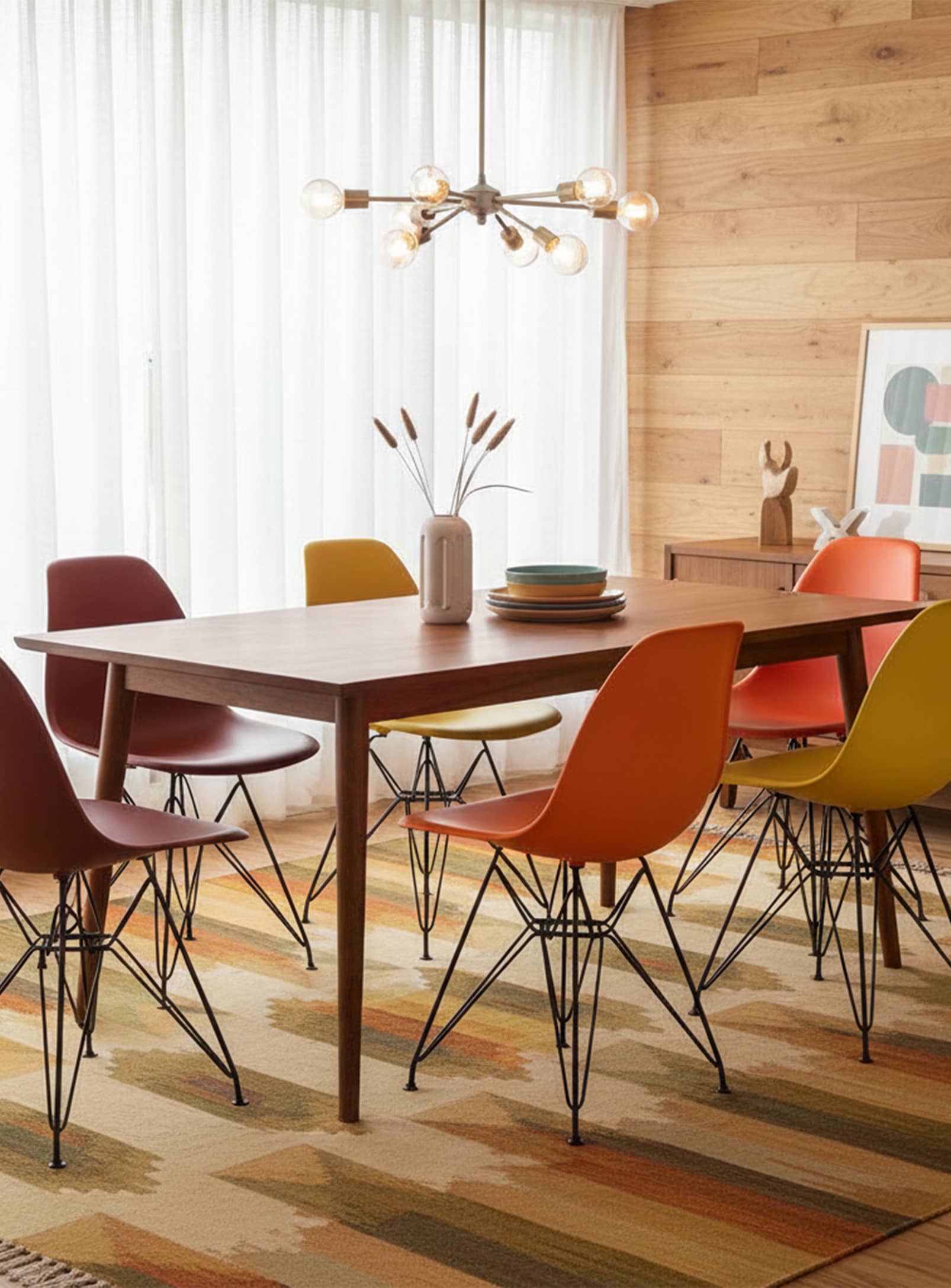 Eiffel DSR: Colorful metal and plastic chair – Nüspace