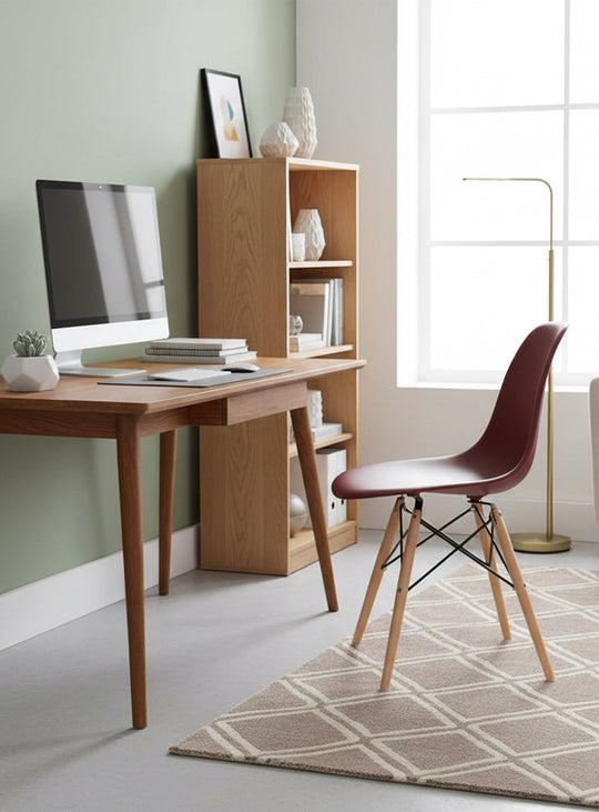 La chaise Eiffel DSW Nüspace, un design culte pour votre maison. rouge merlot