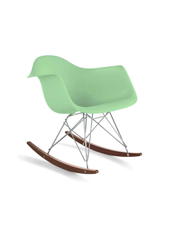 La chaise berçante Nüspace Eiffel RAR associe confort et élégance. vert menthe