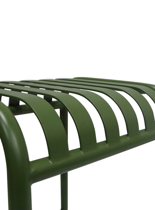 Tabouret de bar Enid mobilier patio design et résistant. vert foncé