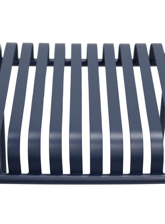 Table d’appoint Enid table compacte et polyvalente. bleu foncé