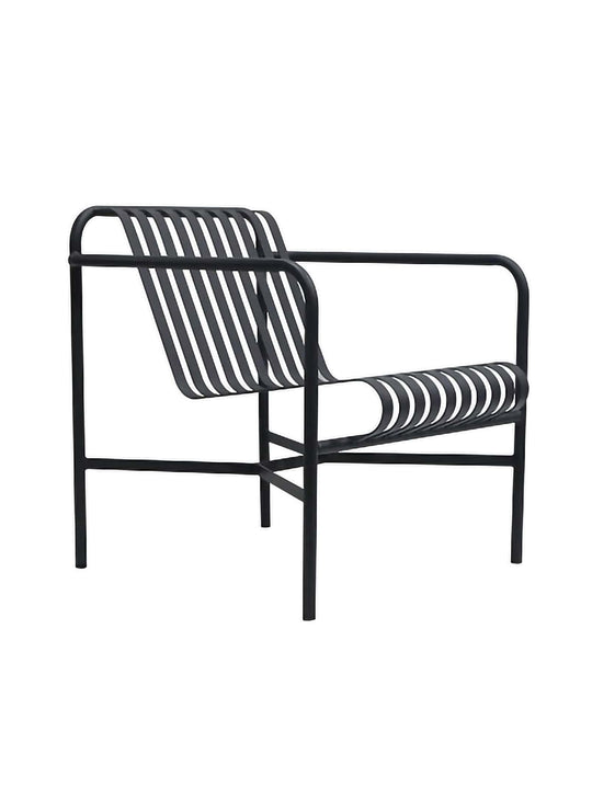 Enid lounge : élégante, robuste et parfaite en extérieur. noir