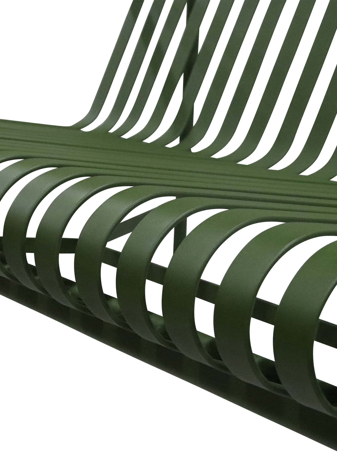 Sofa d’extérieur Enid 2 places canapé terrasse résistant et élégant. vert foncé