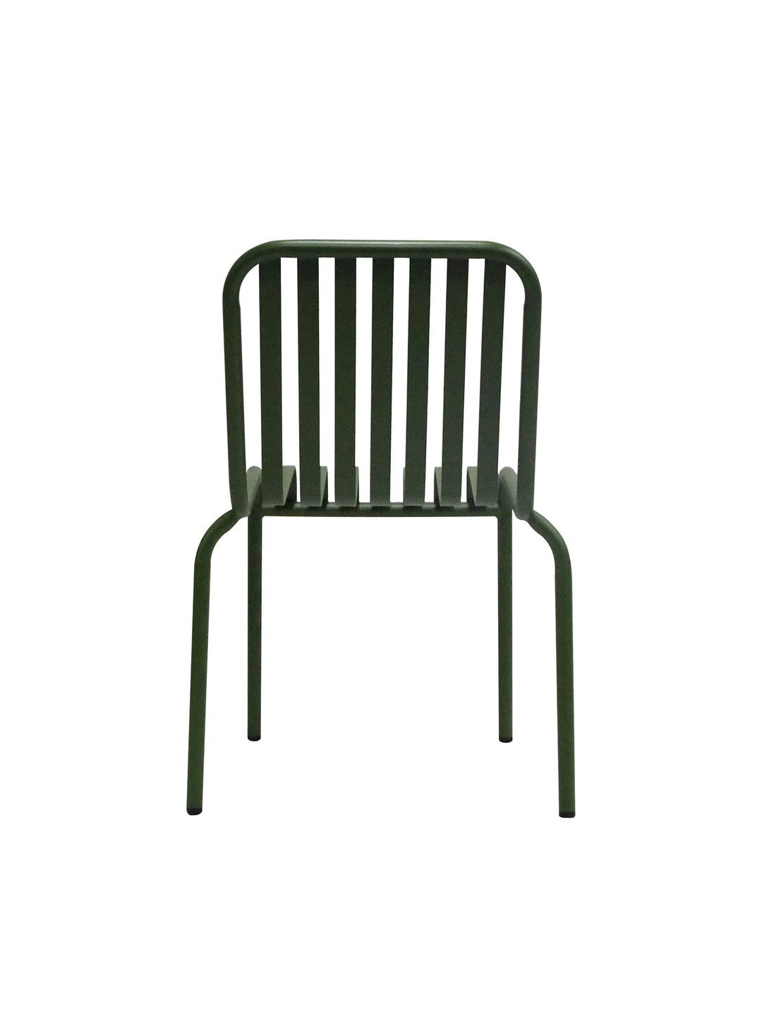 Chaise d’extérieur Enid acier anticorrosion robuste. vert foncé