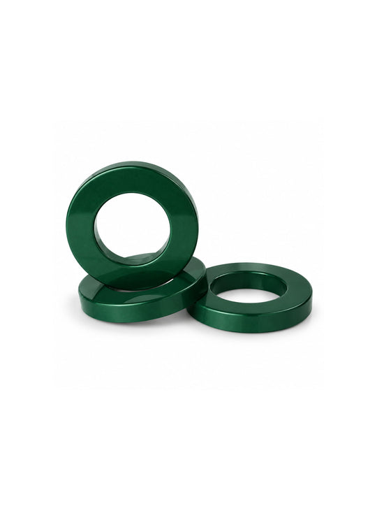 Anneaux Ring-A-Date d'Euroway aux couleurs intenses, conçus pour personnaliser facilement votre calendrier. vert foncé