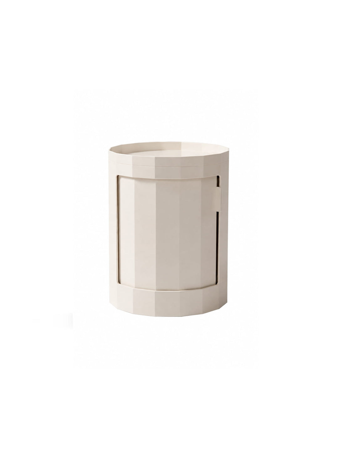 Armoire Facet 100 de HKliving en ABS recyclé, au design néerlandais minimaliste et au rangement polyvalent. creme