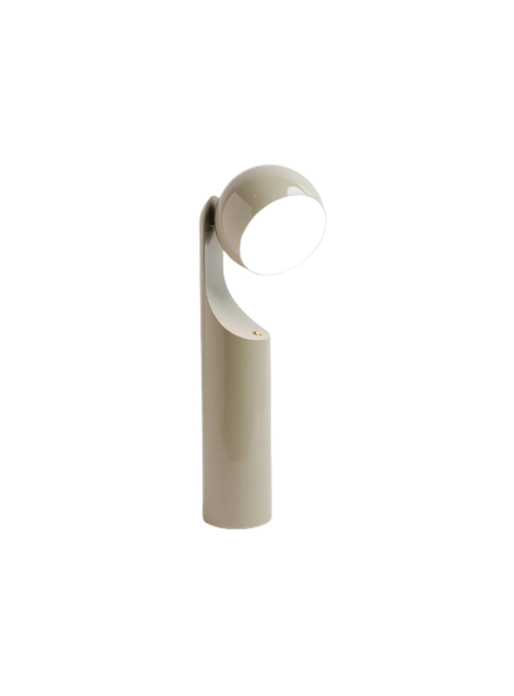 Lampe Mono de Fine Lumens : lampe portable design, LED et lumière réglable. beige