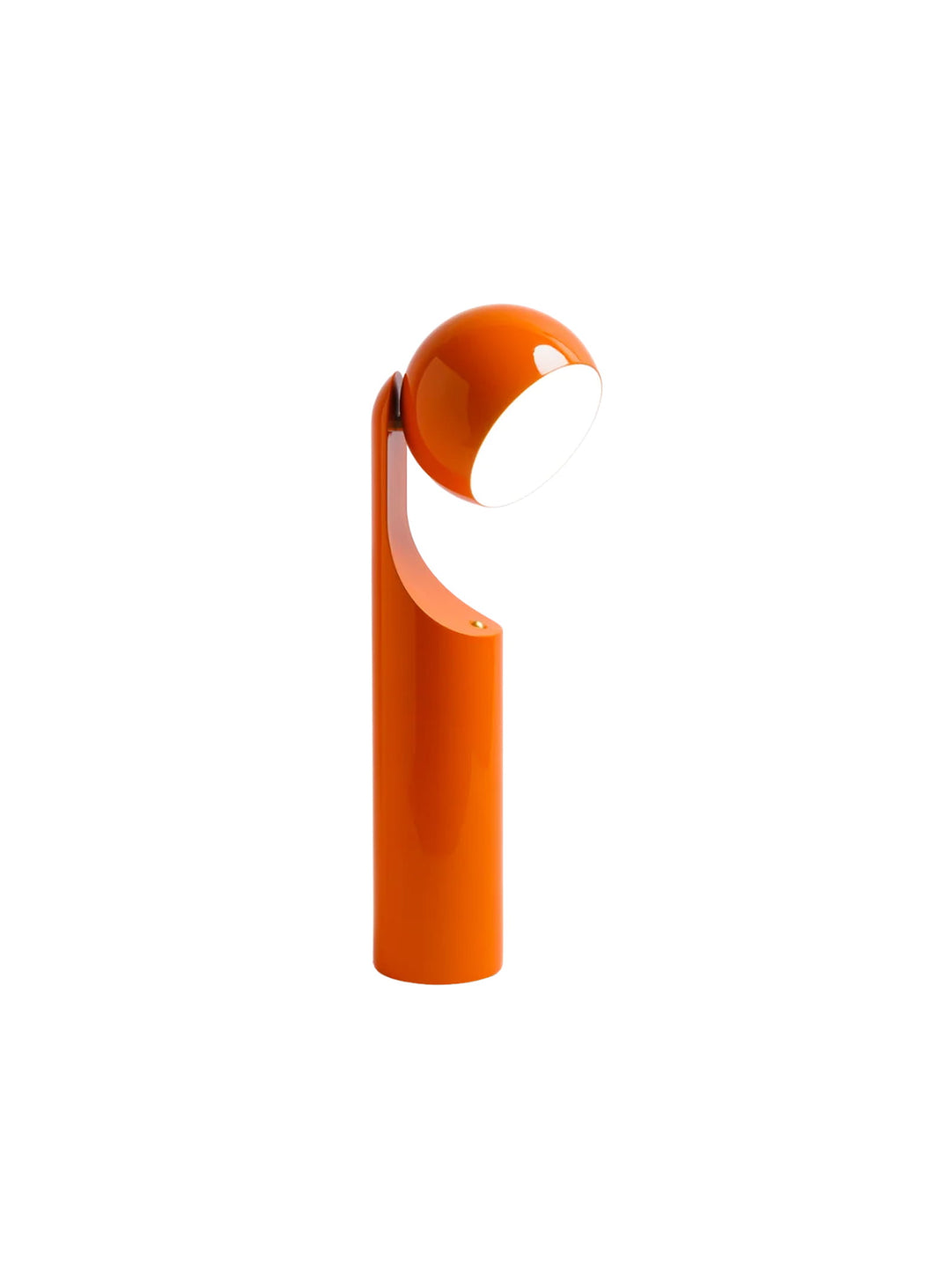 Lampe Mono de Fine Lumens : lampe LED portable, idéale pour lecture ou ambiance. mandarine