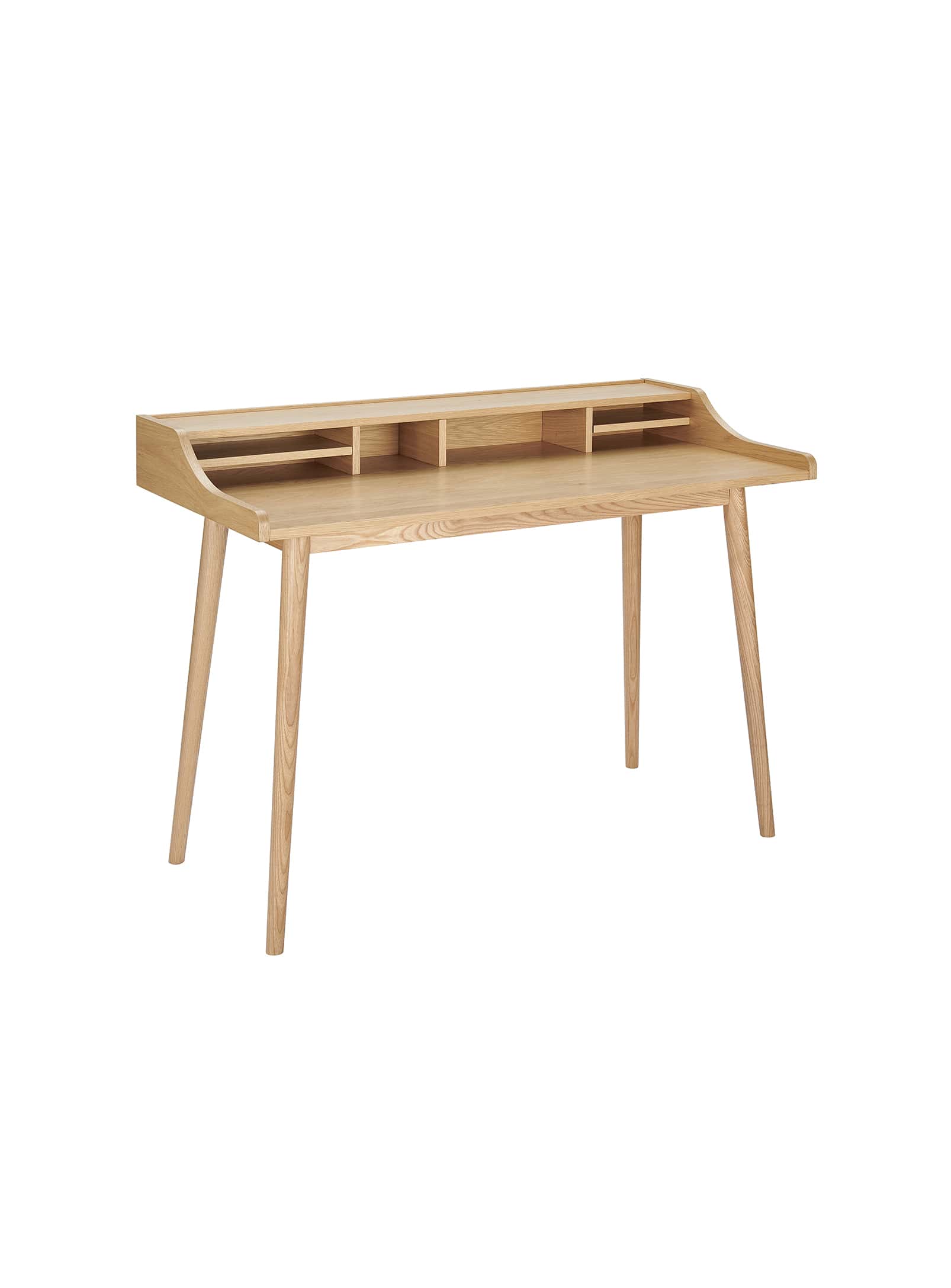 Flavio: Wooden desk with storage – Nüspace