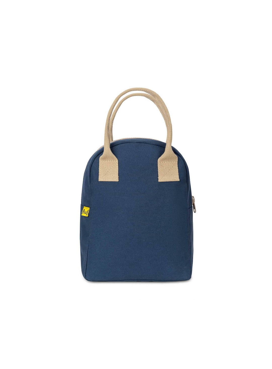 Sac repas Lunch Classic Fluf en coton bio, pratique, spacieux et écoresponsable au quotidien. bleu marine