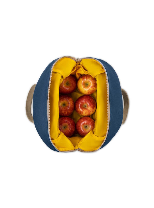 Sac repas Lunch Classic Fluf, une solution durable pour transporter repas et collations. bleu marine