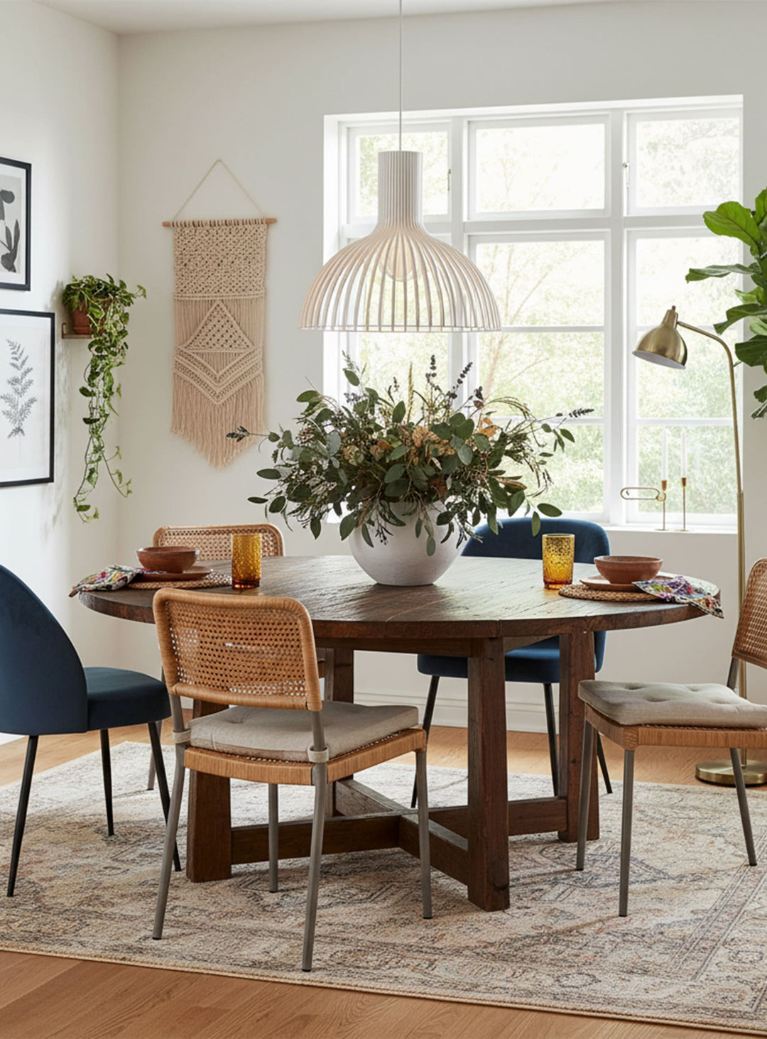 Abat-jour Flute B : suspension en bois clair au design harmonieux. blanc