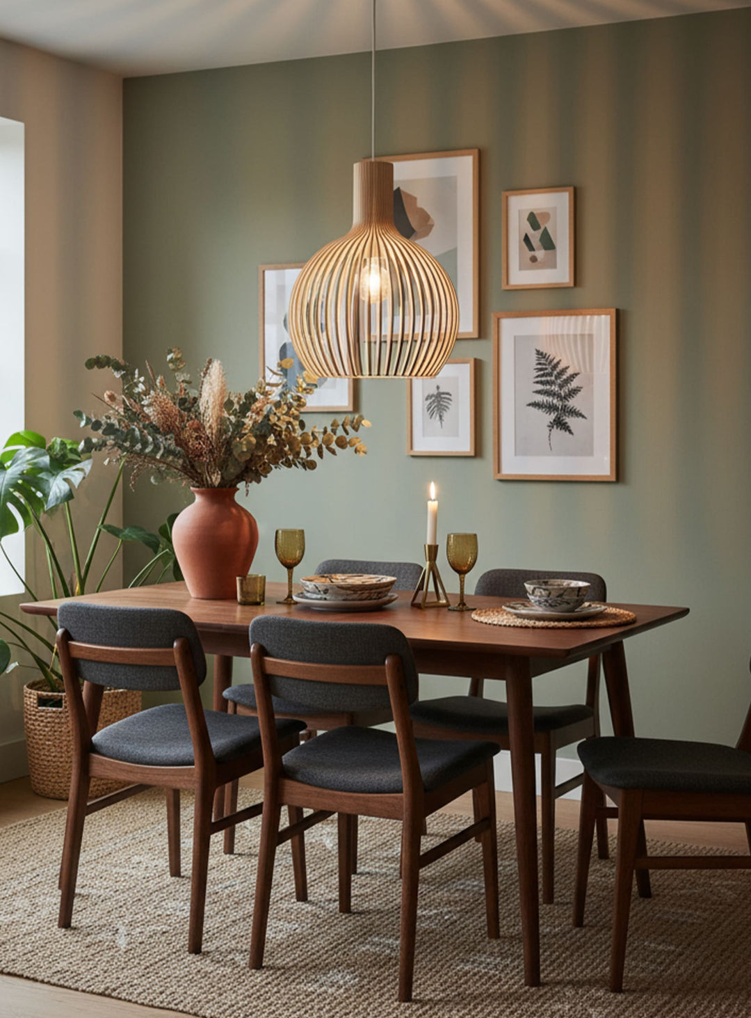 Abat-jour Flute C : lumière naturelle et esthétique nordique raffinée. naturel