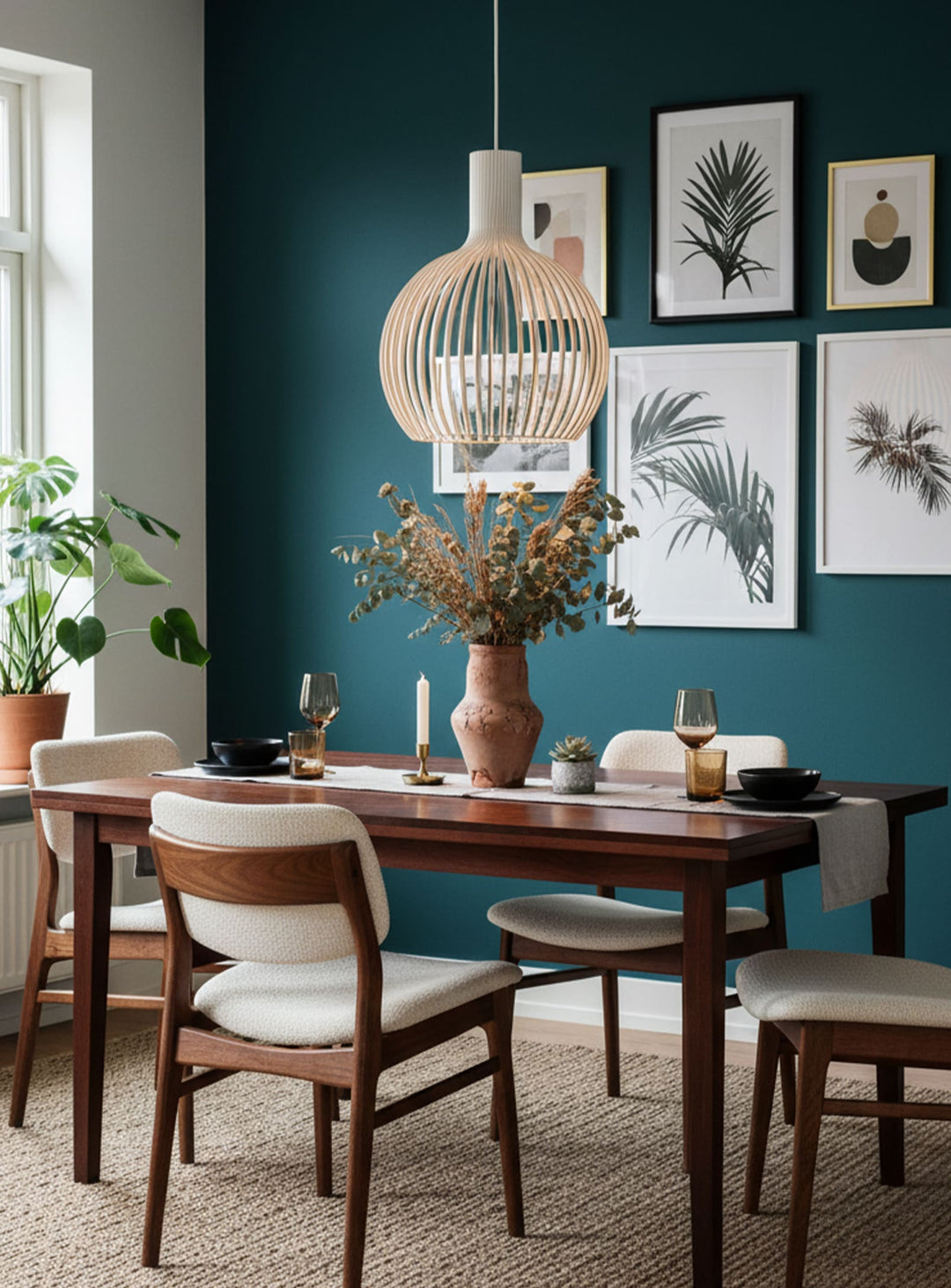 Flute C, abat-jour boule en lamelles de bois pour une ambiance douce. blanc