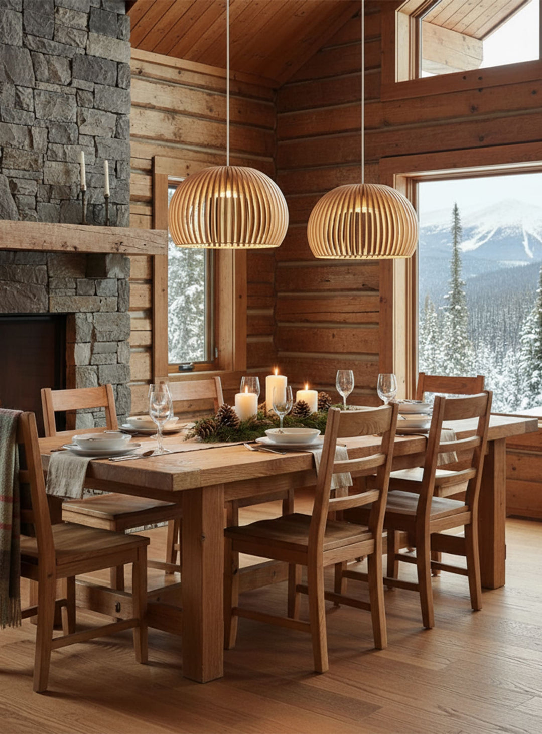 Flute E : abat-jour scandinave au style épuré et à la lumière graphique.