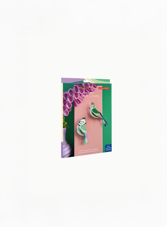 Oiseaux de la forêt : sculptures 3D écologiques et pleines de charme.