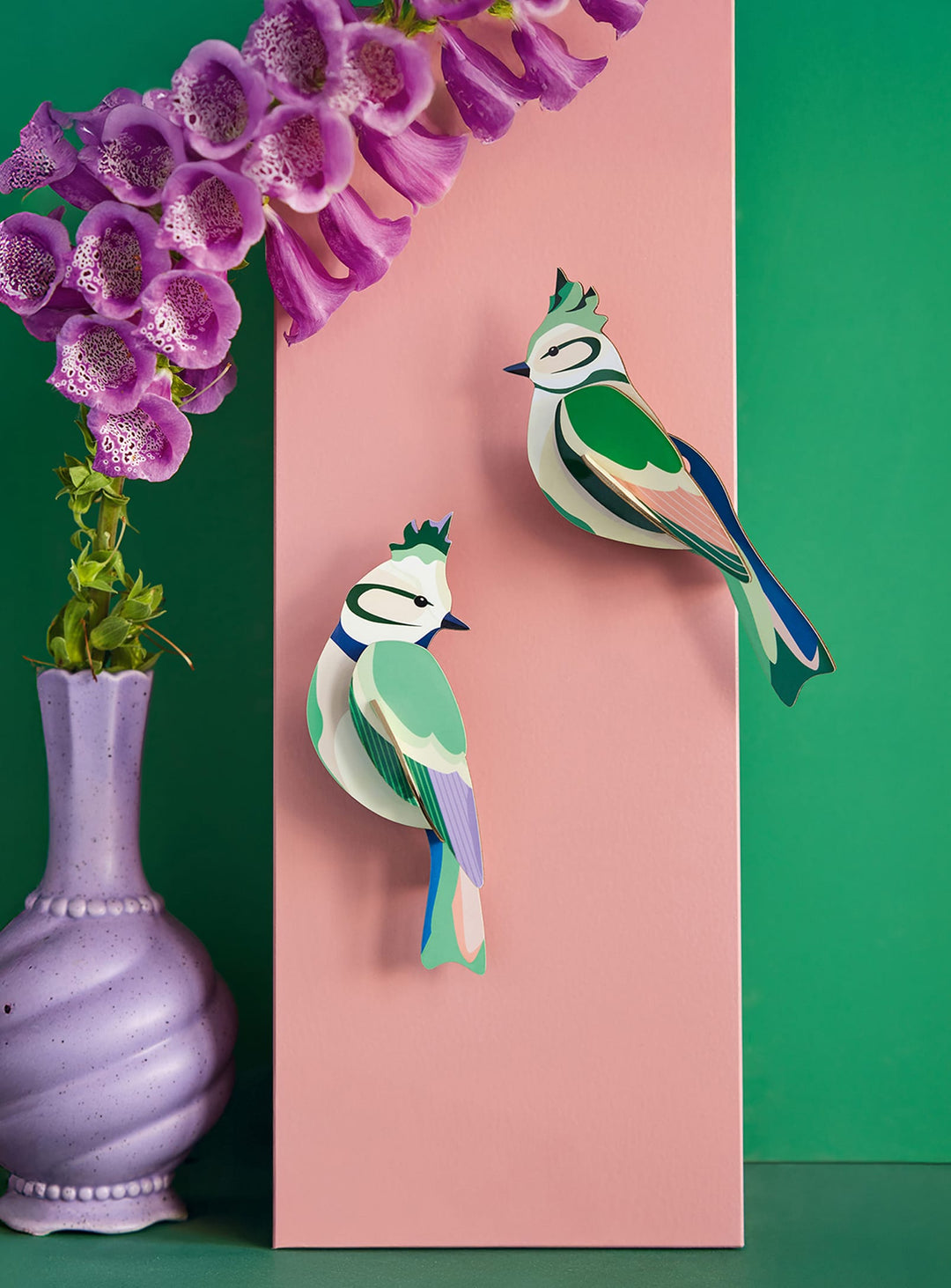 Les Oiseaux de la forêt de Studio Roof : déco 3D poétique en carton recyclé.