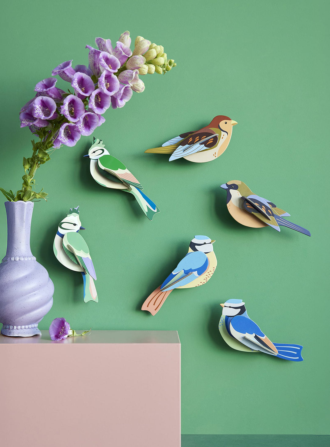 Les Oiseaux de la forêt : poésie et durabilité dans une déco 3D unique.