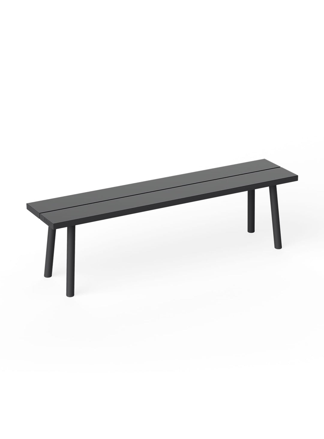 Banc Fred de Fatboy en aluminium résistant, idéal pour usage extérieur. anthracite