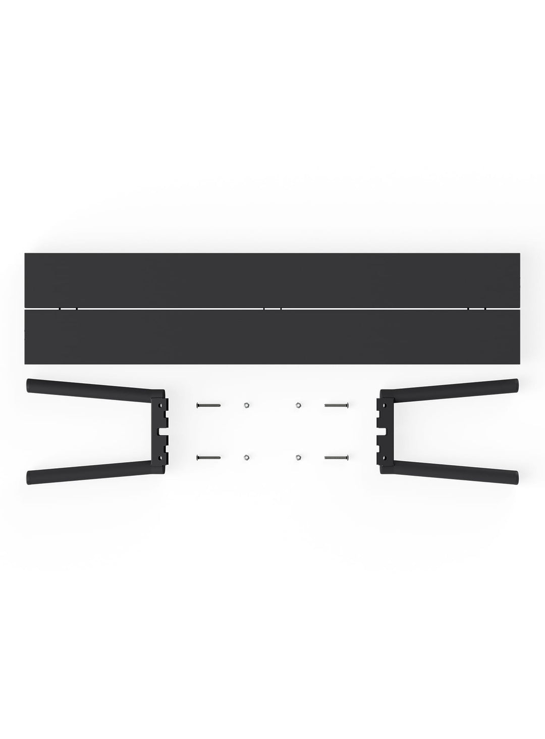 Banc Fred de Fatboy aluminium robuste pour jardin urbain moderne. anthracite