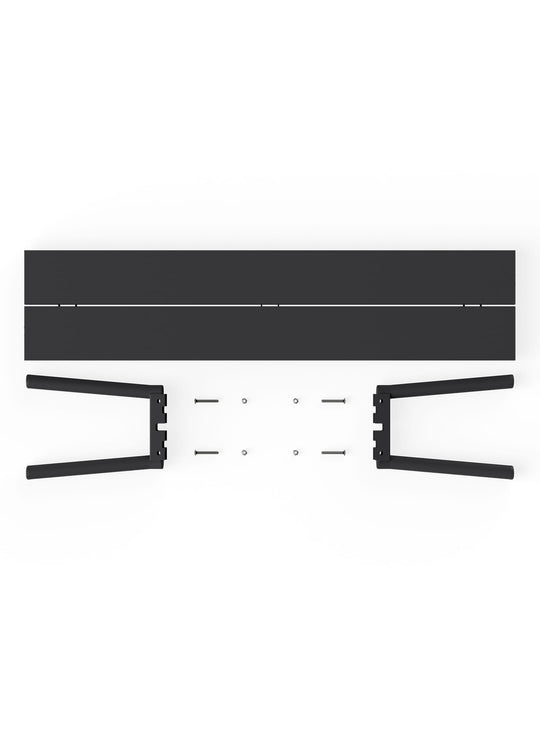 Banc Fred de Fatboy aluminium robuste pour jardin urbain moderne. anthracite