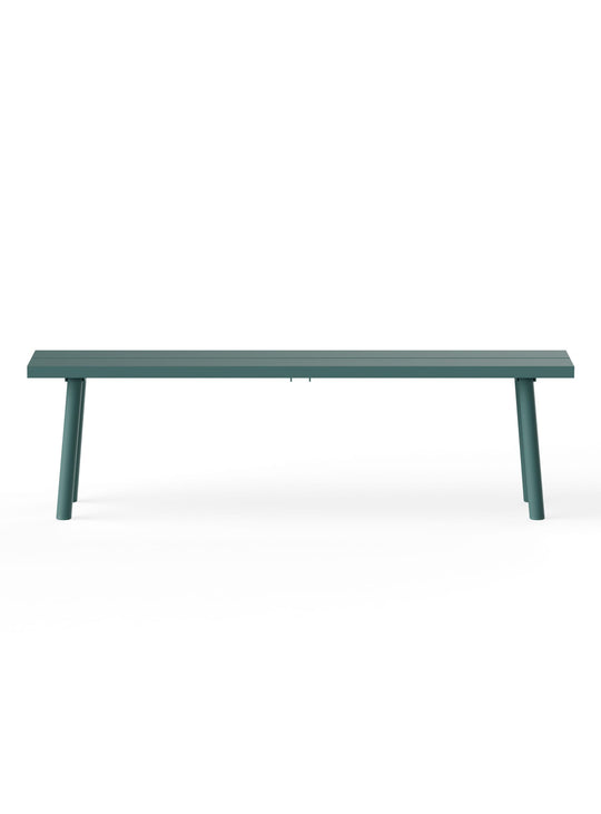 Banc Fred de Fatboy léger, stable et facile à monter en 4 vis. vert sage