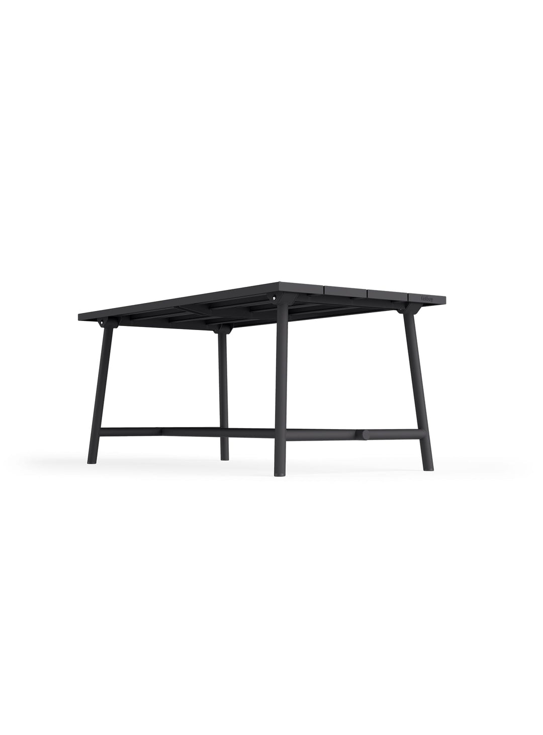 Table Fred’s Medium de Fatboy plateau 170 cm avec lattes drainantes. anthracite