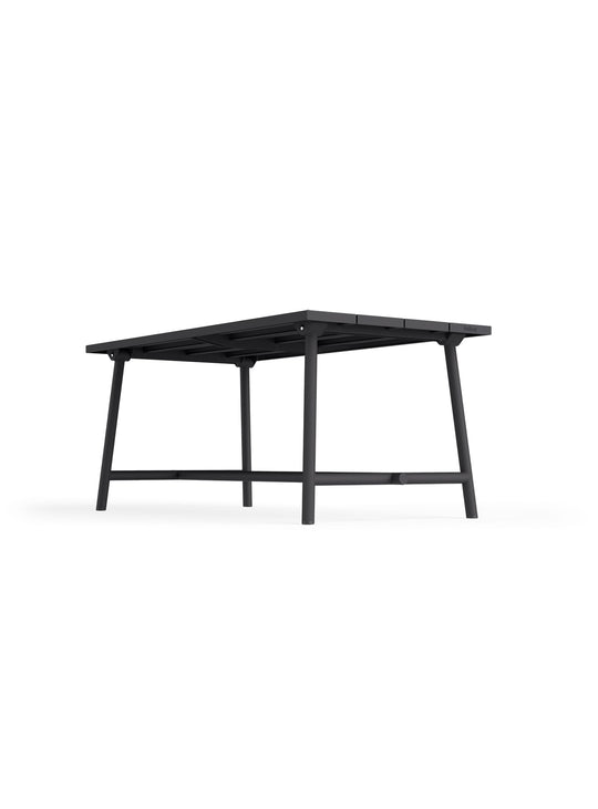 Table Fred’s Medium de Fatboy plateau 170 cm avec lattes drainantes. anthracite