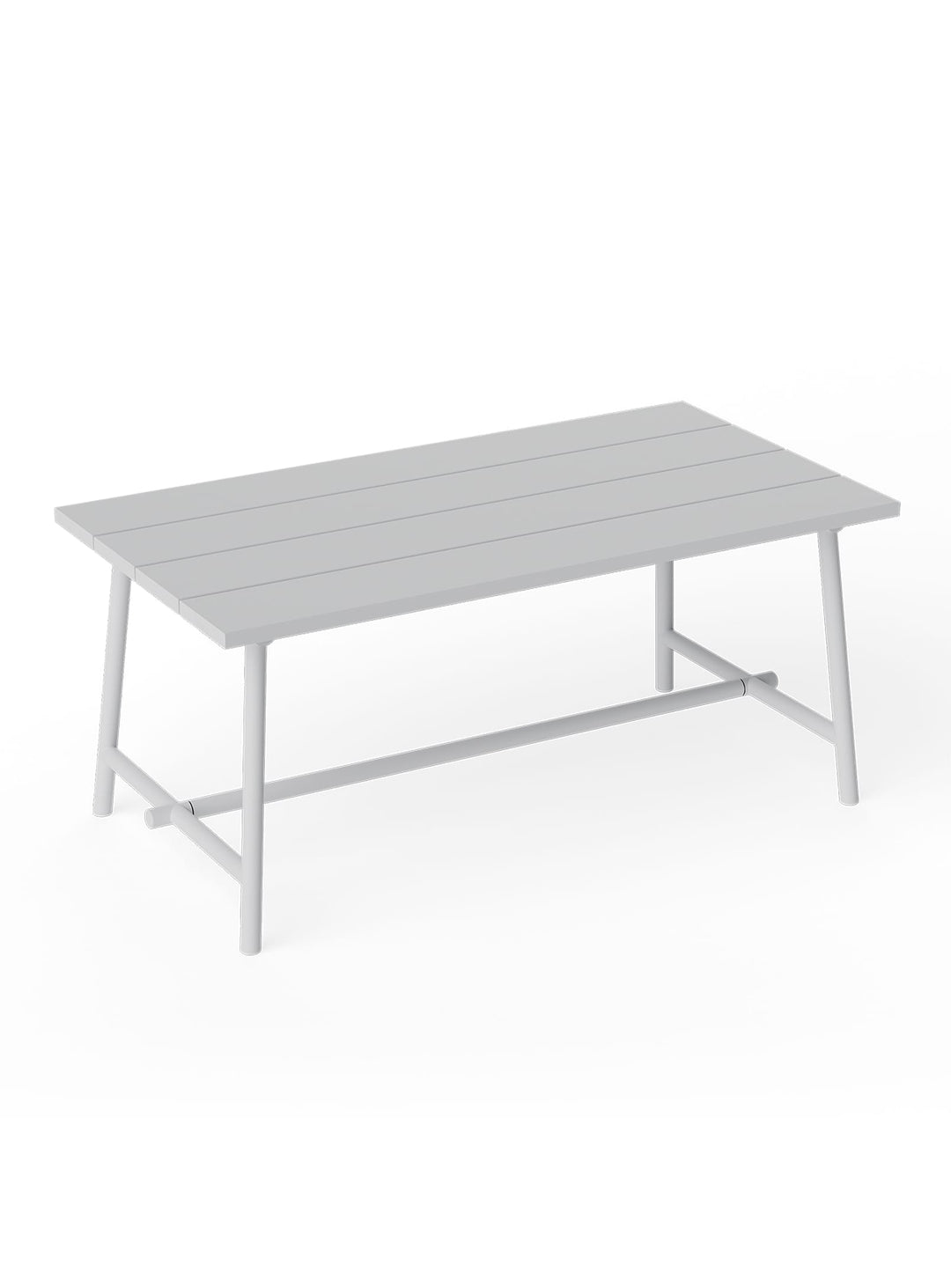 Table Fred’s Medium de Fatboy design contemporain pour terrasse moderne. gris clair