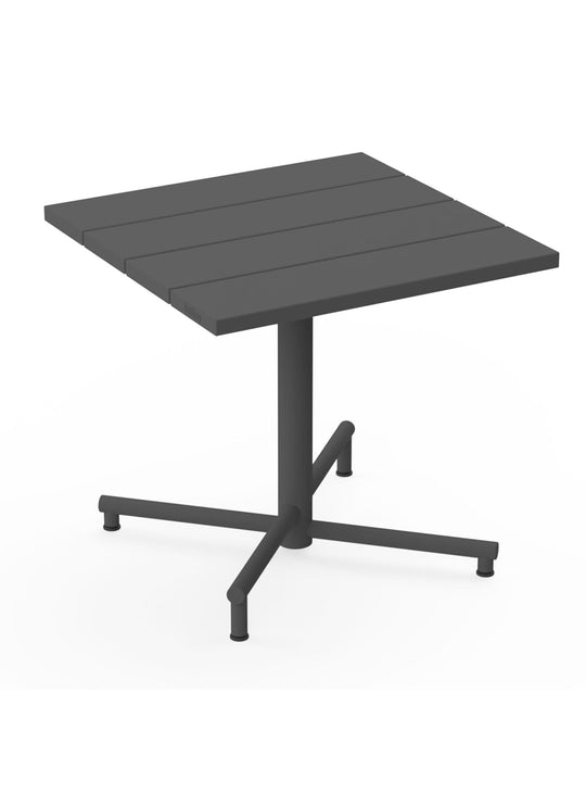 Table carrée Fred’s Bistreau de Fatboy parfaite pour petit espace extérieur. anthracite