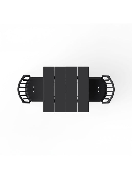 Ensemble bistro Fred’s de Fatboy aluminium thermolaqué durable. anthracite