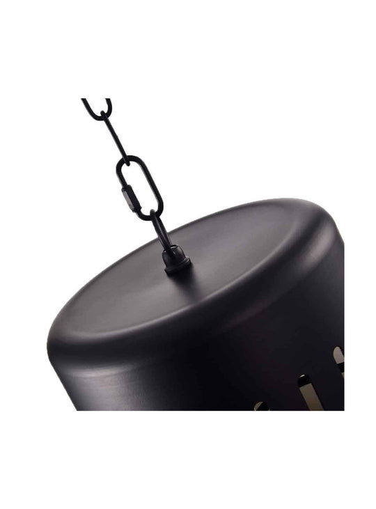 Suspension Giant, héritage des années 30 et style contemporain. noir