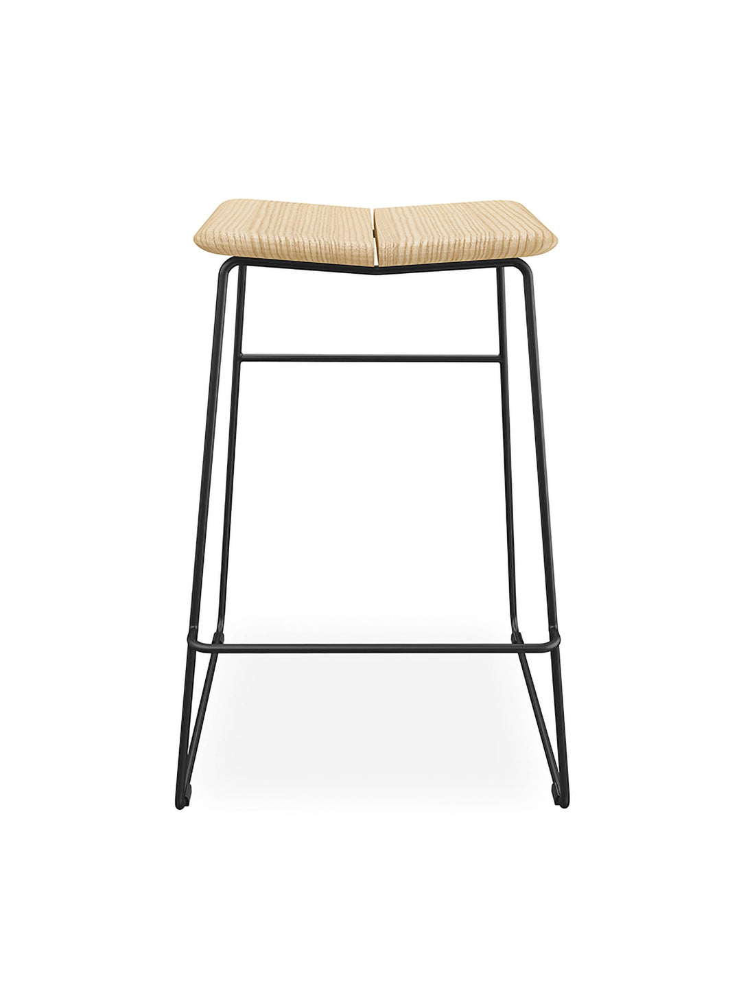 Tabouret Aero Gus* Modern, parfait pour créer un coin détente convivial. noir