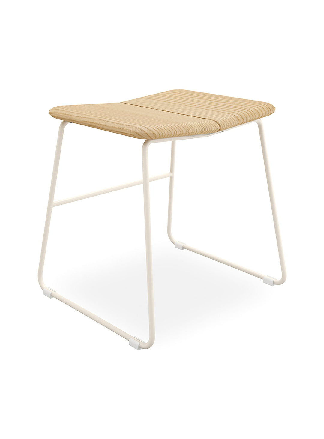 Tabouret Gus* Modern Aero, siège arrondi élégant et structure métallique aérienne. swan