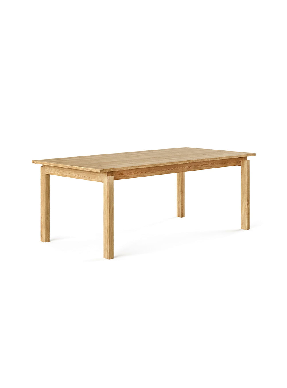 Table Annex Gus* Modern, bois naturel et système d’extension discret. chene blanc