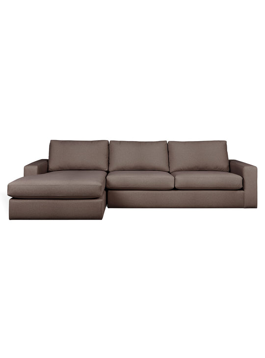 Sofa sectionnel Ashdale Gus* Modern, alliance parfaite du style et du confort. merino carob